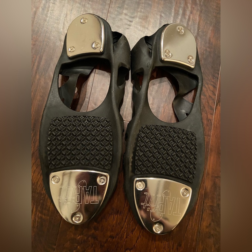 TapFit Dancing Exercise Fitness Slip-on Tap Shoes